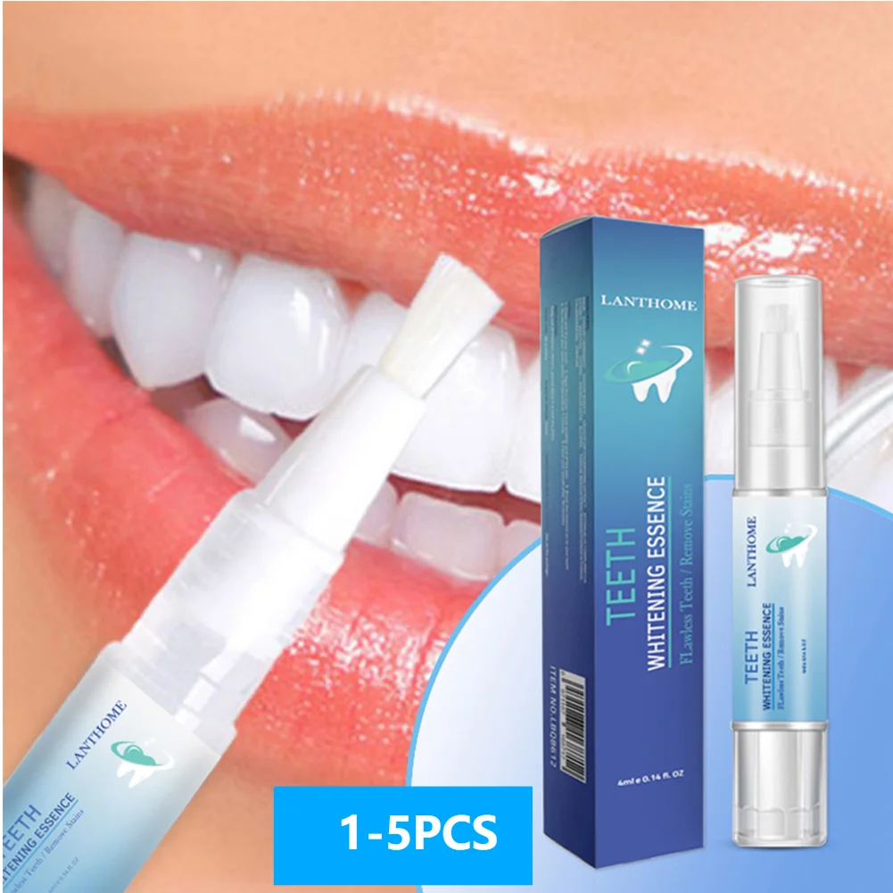 Teeth Whitening Pen 1-5PCS 4ml Effective Painless Gum Therapy Gel Teeth Whitening Essence Pen No Sensitivity Gel