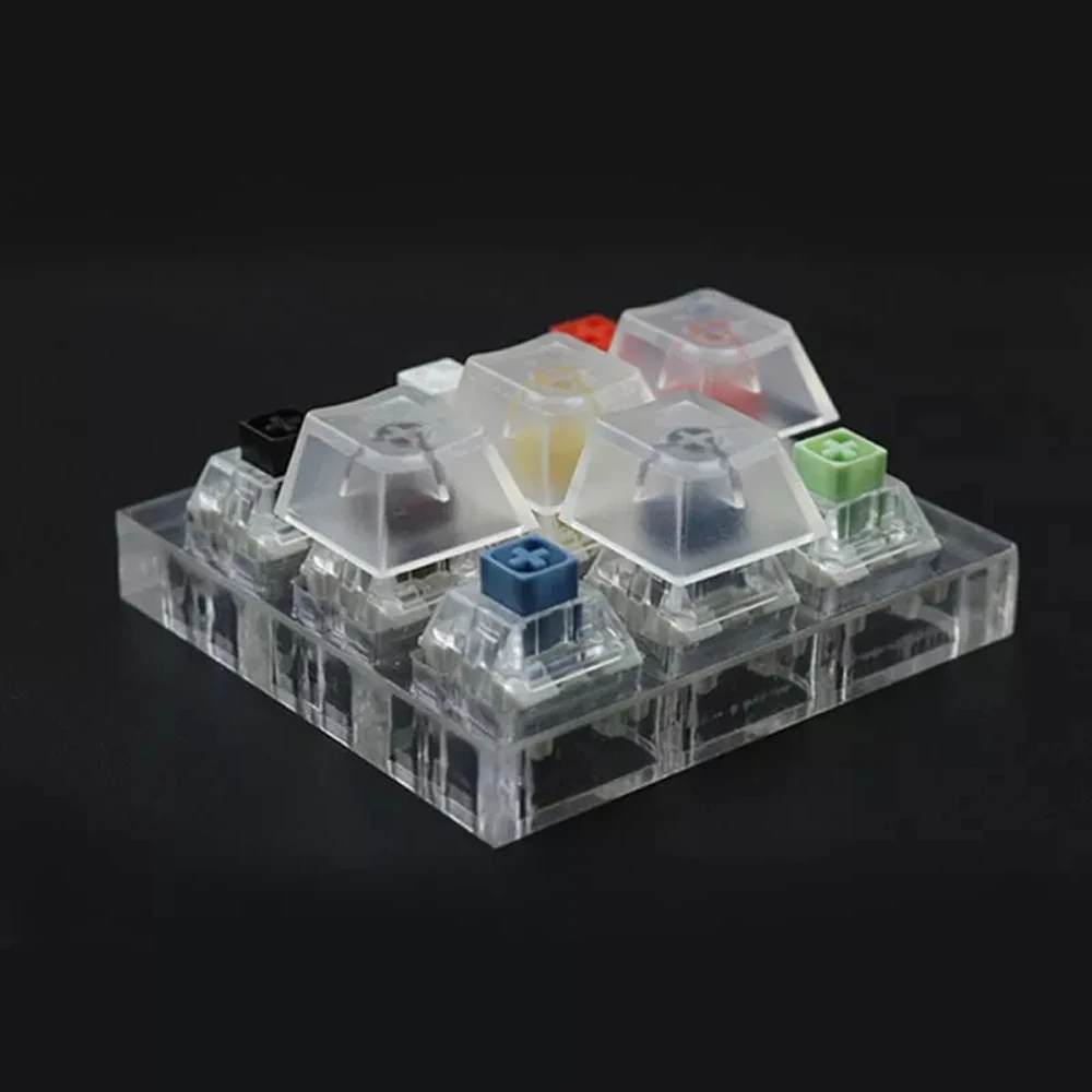 하이 퀄리티 오피스 매트 ABS 기계식 키보드 키캡, 체리 게이트론 투명 백라이트 키캡, R4, R3, R2, R1, 10 개