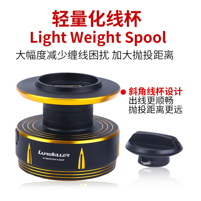 Lurekillerリール sw6000HG Lurekillerリール sw6000HG Lurekiller New Full Metal Spinning