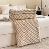Solid Color High Gram Heavy Beetle Plush Blanket Office Nap Blanket Flannel Children's Small Blanket Throw Blanket for Sofa 1