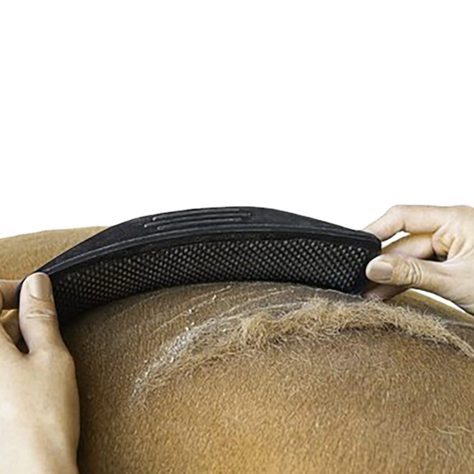 6 In 1 Horse Hair Brush Multi Functional Grooming Shedding Massage