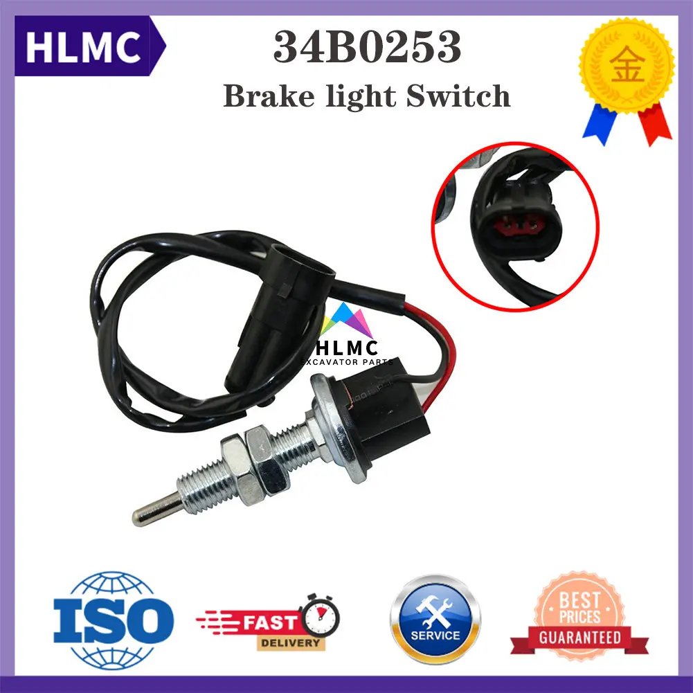 CLG906C CLG904D CLG908D Wheel Loader 414 836 Spare Part Brake Lamp Brake light Switch Assembly 34B0253