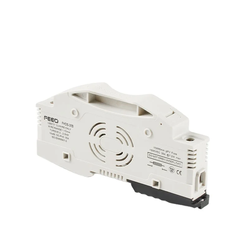 

FHDS 1500V DC Solar Fuse Holder With 10x85mm Fuse link Up to 30A PV System
