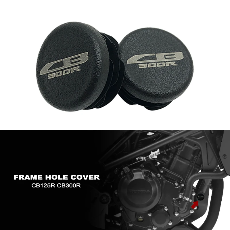 

For Honda CB300R CB125R CB300 R CB 125R 2018 2019 2020 2021 2022 Motorcycle Frame Hole Cover Caps Plug Decorative Frame Cap Set