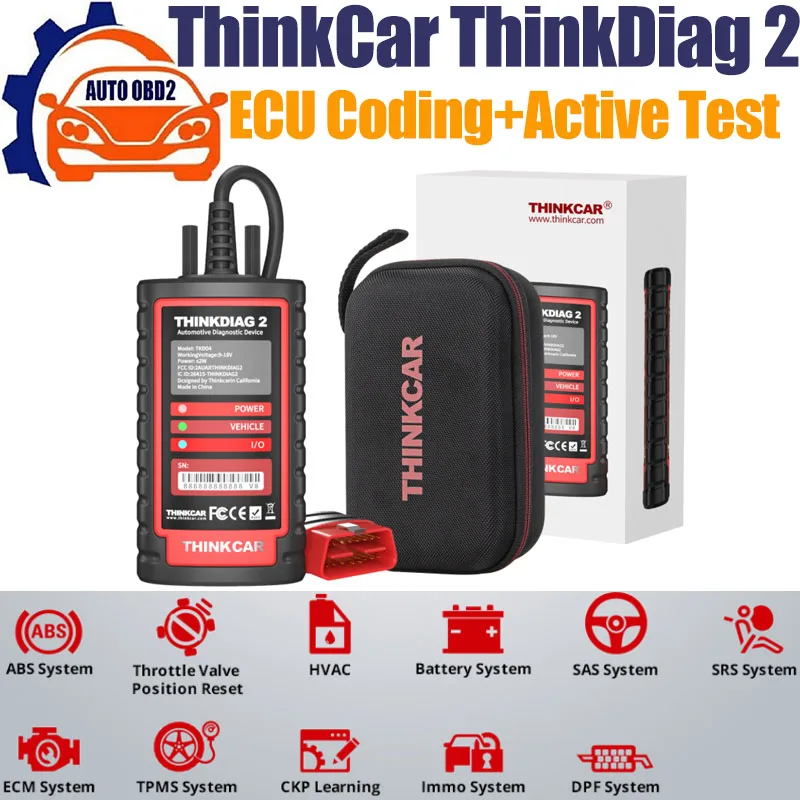 

ThinkDiag 2 Thinkdiag2 ALL software 1 Year Free Update Auto Diagnostic tool support CAN FD ECU Coding Active Test 16 reset