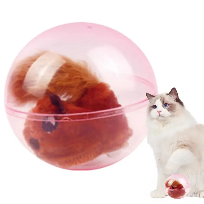 

Cat Automatic Toy Interactive Plush Squirrel Smart Cat Toys Self Moving Smart Cat Toys For Indoor Cat Kitten Relaxing Pet Supply