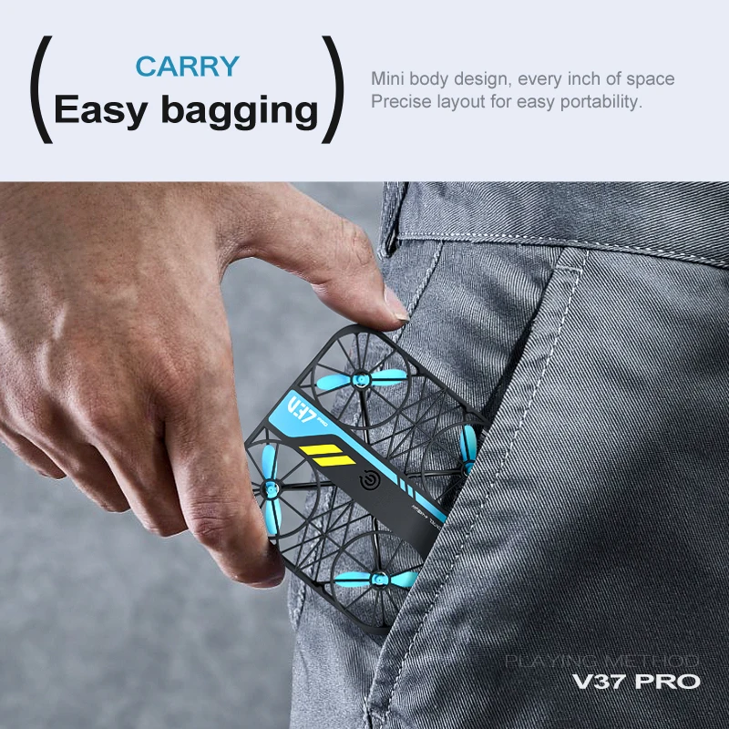 Drone 4DRC V37 8K WIFI FPV avec Caméra HD Pliable - Radiocommande