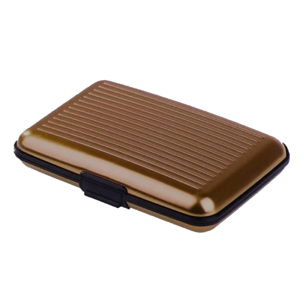 Sleek Waterproof Metal Card Holder Wallet