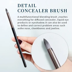 Professional Cosmetic Beauty Makeup Brush for Foundation, Powder, and Blush Blending (Concealer brush)