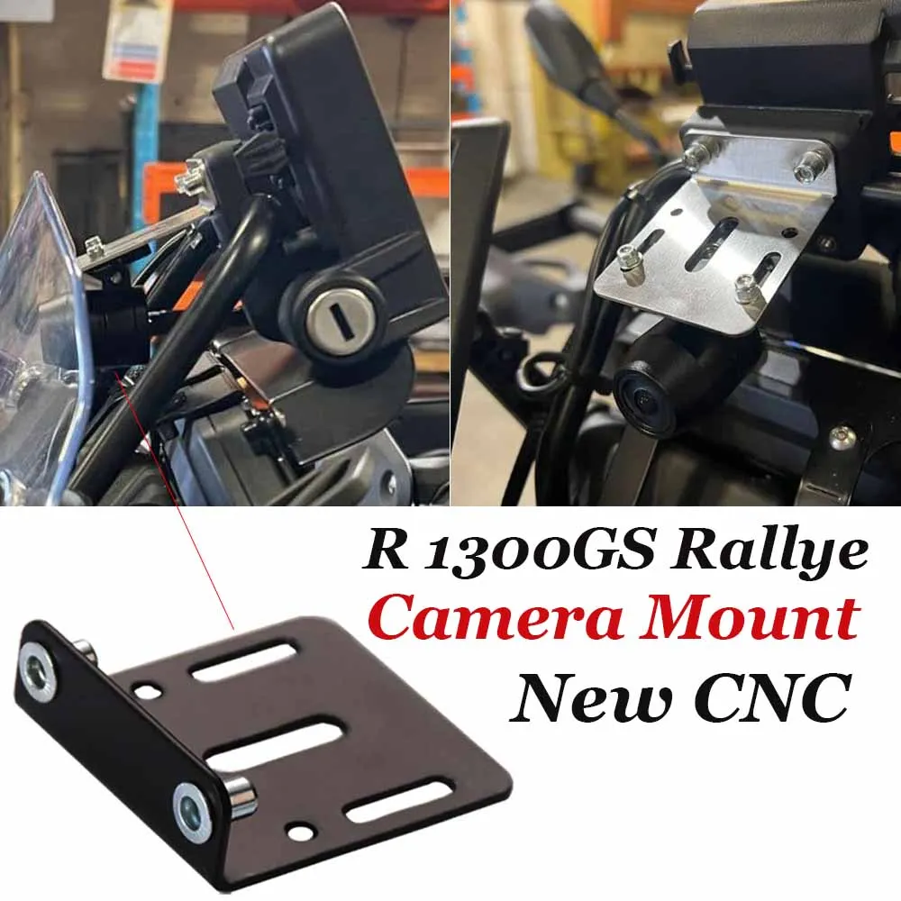 

Motorcycle Camera Mount For BMW R1300GS A R 1300GS Rallye Accessories New CNC Aluminum Dash Camera Mount Kit
