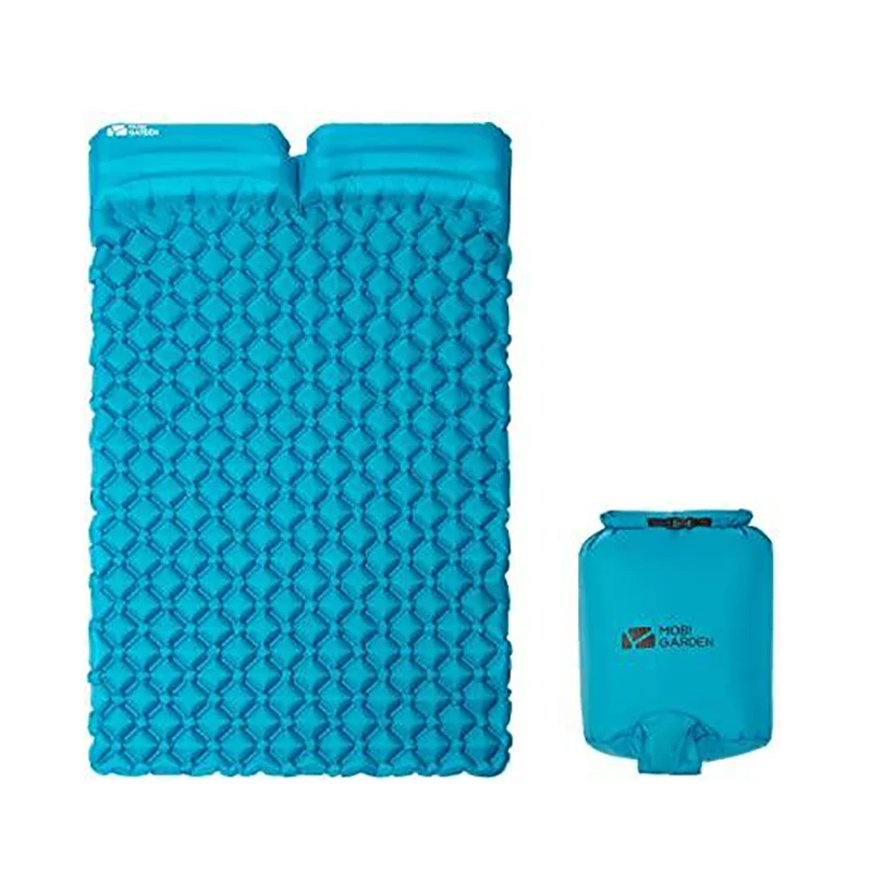 Mobigarden Outdoor Camping Mat Camping Inflatable Mattress Sleeping Pad with Pillows Ultralight