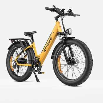 ENGWE E26 ST Bicicletta Elettrica Premium per Adulti, E26 250W 48V16AH con Sospensione Idraulica, Pneumatici Fat 26*4.0