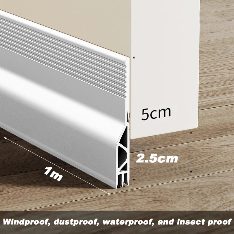 Self-Adhesive Weatherproof Door Seal Strip for Sound, Dust, and Insect Protection