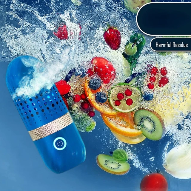 Fruit and Vegetable Washing Machine, USB Rechargeable Fruit and Vegetable  Cleaner, Portable Fruit Cleaner Device in Water, IPX7 Waterproof Fruit