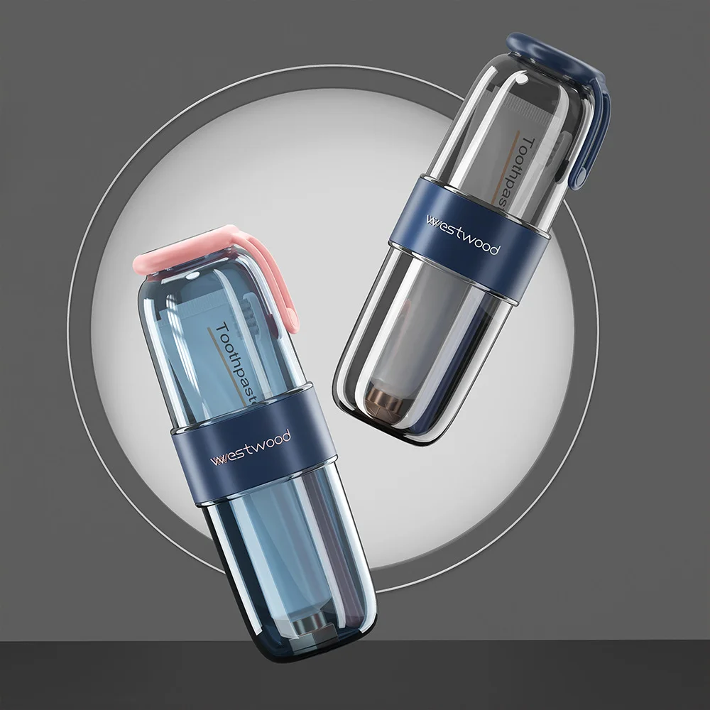 Sealed Luxury Travel Wash Cup Wash Set Toothbrush Cup Portable Mouthwash Cup