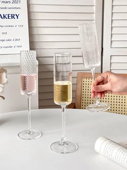 Nordic Tall Solid-Color Champagne & Cocktail Glasses 1