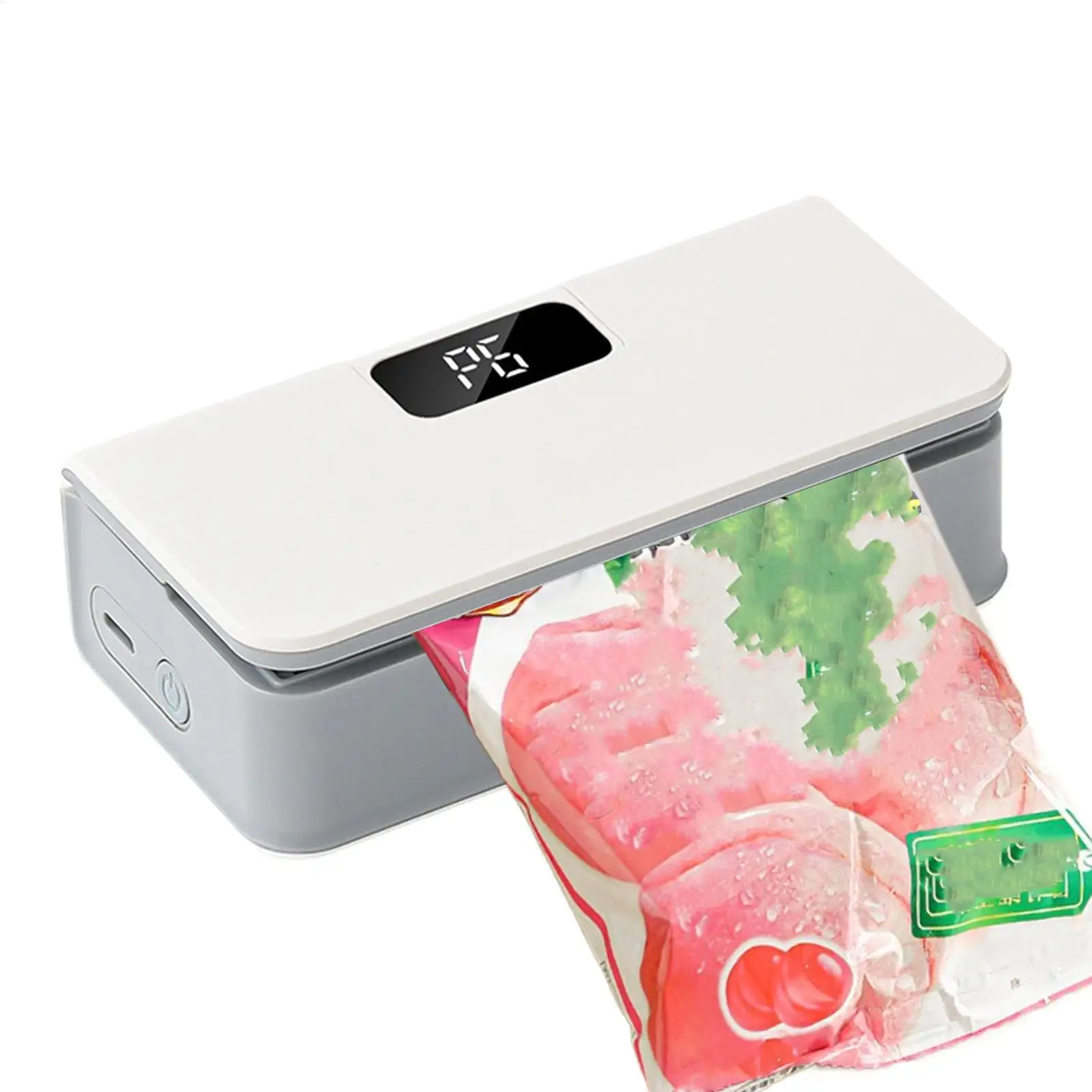 Small Bag Sealer 2 In 1 Chip Bag Sealer And Cutter Vacuum Sealer Fridge Magnet 6-speed Intelligent Temperature Control 5