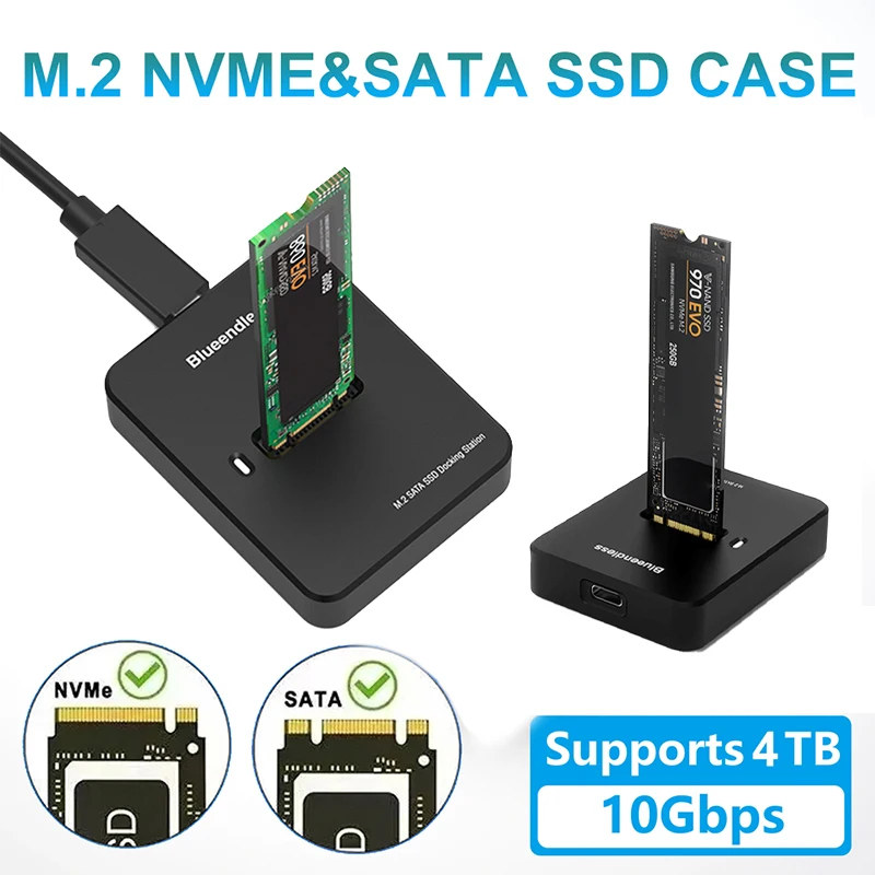 External M2 NVME SATA SSD Docking Station