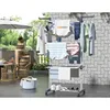 Clothes Drying Rack, Oversized 4-Tier(67.7" High) Foldable Stainless Steel Drying Rack Clothing, Movable Drying 2