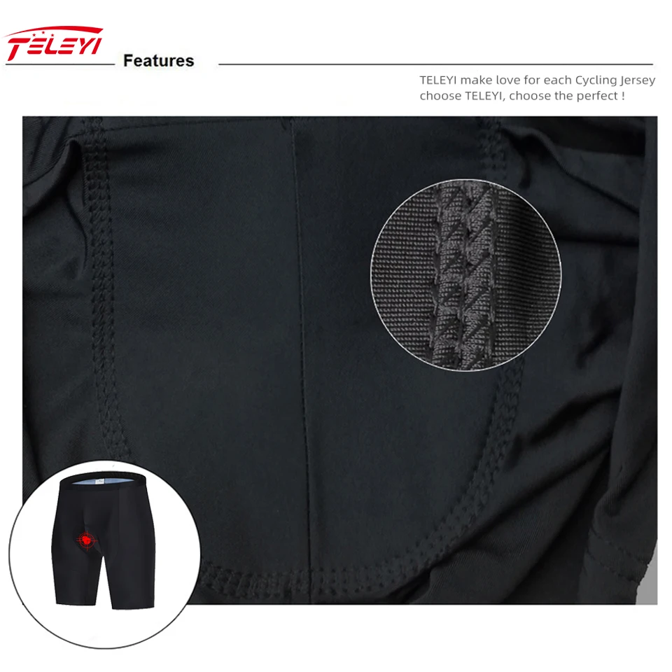 Men Cycling Bib Shorts Bicycle Culotte Ciclismo Bike Pants Pad MTB Clothing Bretelle Braces Dolomiti
