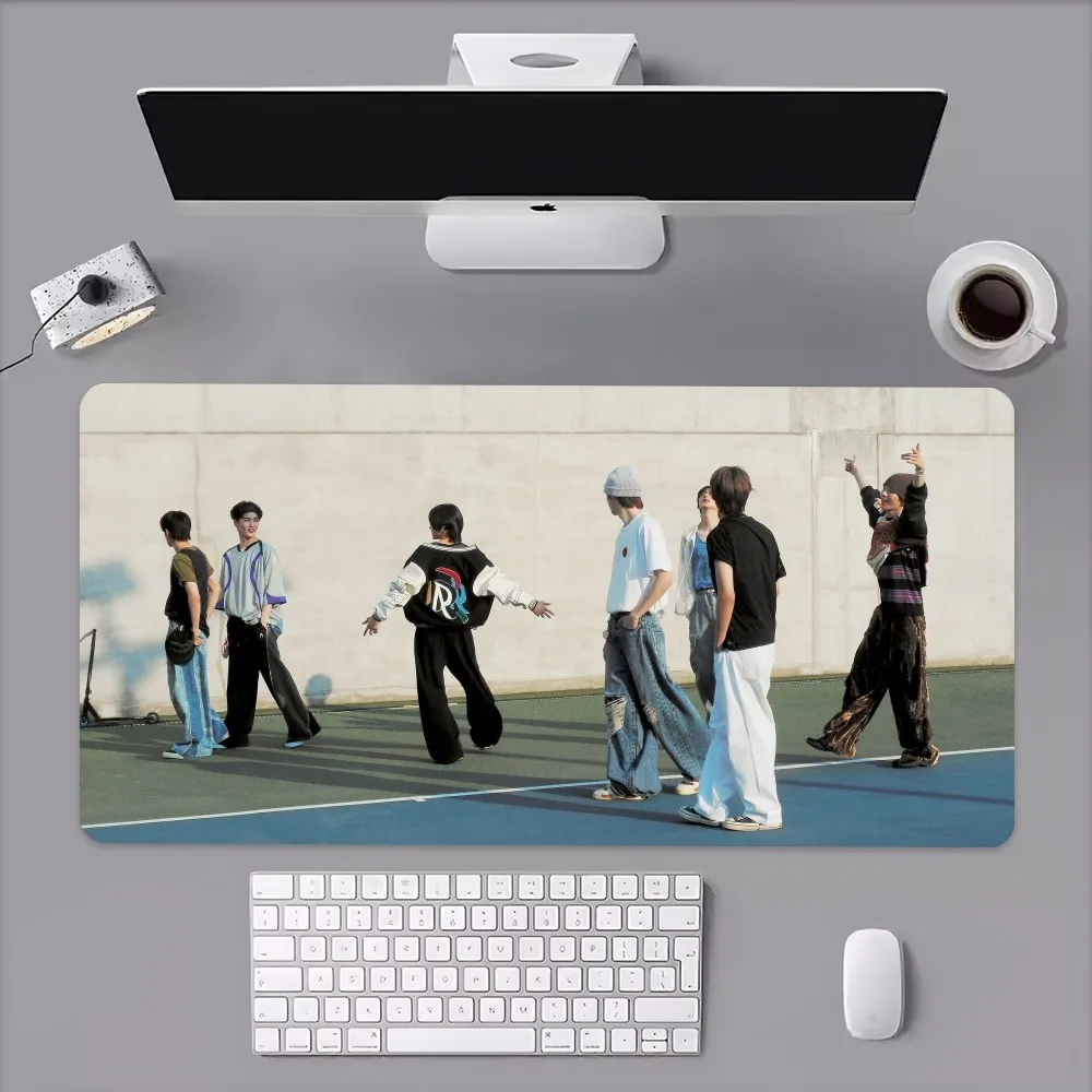 Kpop RIIZE RIIZING Mouse Pad Computer Laptop Gaming Office Wrist Guard Non Slip Keyboard Pad 6