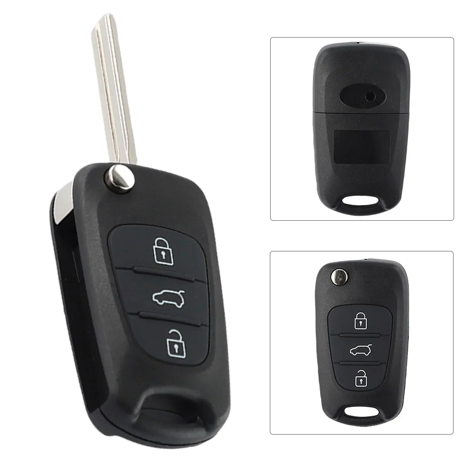 Cars Remote Key Shell Folding Key Case For Hyundai I20 I30 X35 IX20 Veloster For Kia Sportage key case,car key shell,key cover,folding car key shell,fob cover,key fob replacement
