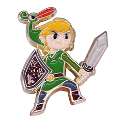 Zelda Tears of The Kingdom Enamel Pins - Anime Cartoon Link Brooch Badge Jewelry Accessory Gifts (Zelda N)