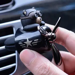 Tohuu Car Air Fresheners Cartoon Bear Pilot Automotive Air Outlet Fan  Creative Car Perfume Decoration Car Fragrance Diffuser Interior Decoration  Accessories serviceable 