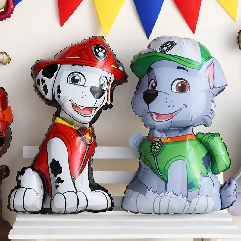 Paw Patrol Decoration Birthday Party Supplies Kids Canine Patrol Theme Tableware Set Chase Dog Balloon Deco Happy Banner For Boy
