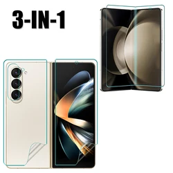 Soft Hydrogel Flexible Screen Protector for Foldable Devices - HD Clarity & Enhanced Protection (3in1 Film)