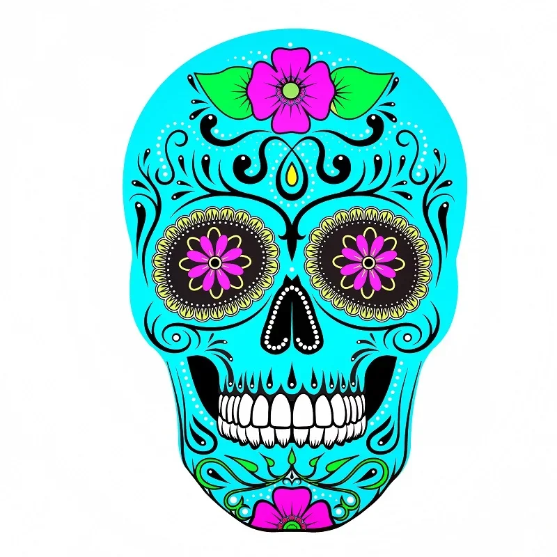 

Наклейки на лобовое стекло автомобиля, ПВХ, с рисунком черепа