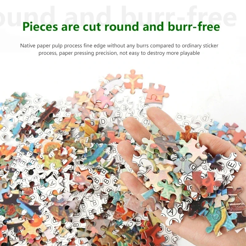 Adult 1000pcs Puzzle Go Fishing High Difficulty Decompression Girl Educational Toys Birthday Present Board Games Toy for Gifts 5