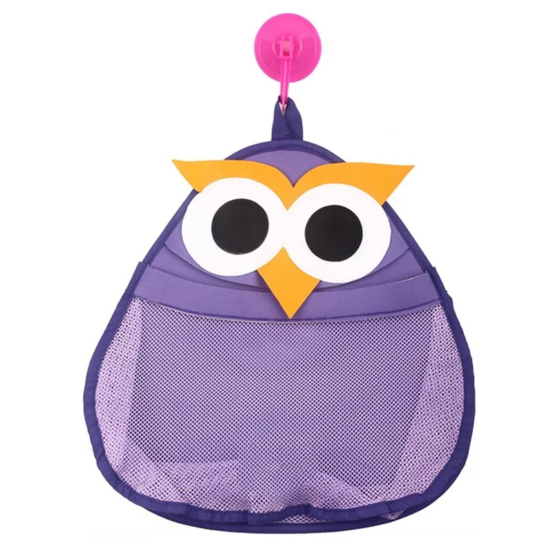 Cartoon Shower Storage Bags Babies And Children Receive Hanging Bags Distribution with Hooks Waterproof Bathroom Mesh Bags