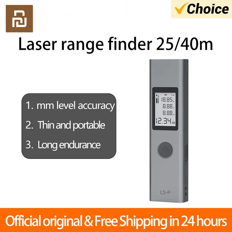Laser Rangefinder Distance Meter Global Version youpin DUKA LSP/LS2 40m Portable Rechargeable Digital