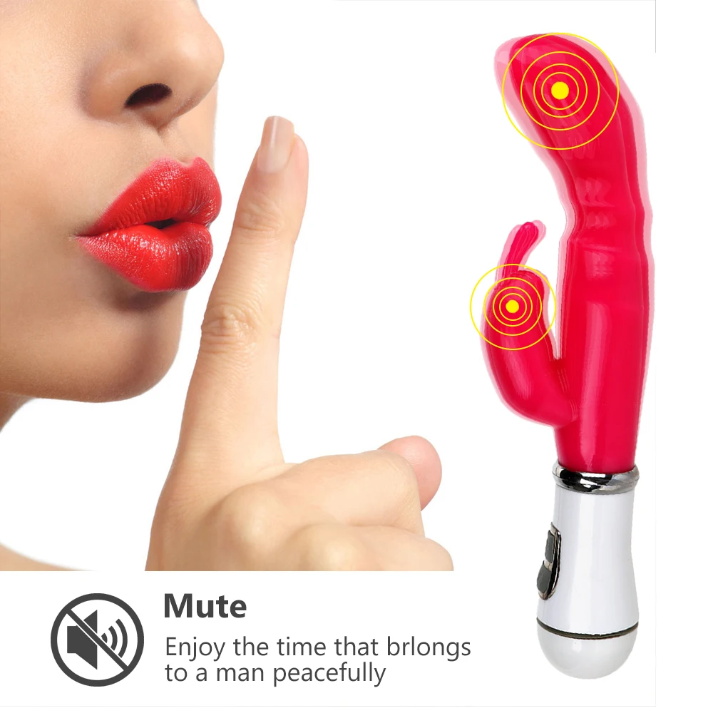 Vibromasseur lapin 21cm pour femme, stimulateur de Clitoris et de mamelon, Plug Anal, gode, masturbateur féminin, Erot Ana carlin Dido Femae_voghion.com