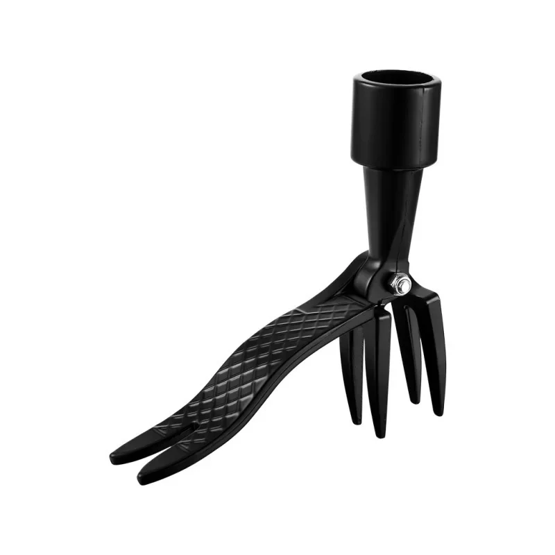 Weed remover, uprooter, manual non bending uprooter, shovel clamp