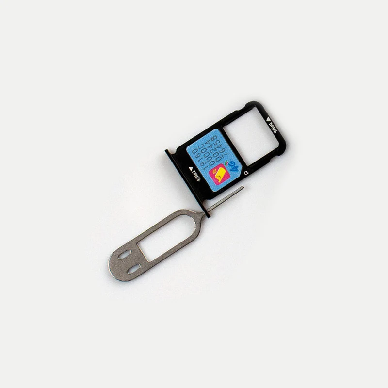 Sim Card Removal Tool 2PCS Anti-Lost Sim Card Pin Needle Storage Case Key Tool