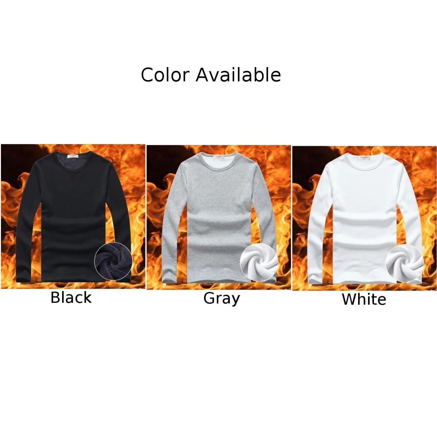 T-Shirt Bottoming Shirt Clothes Comfort Fashion Thermal Thickened Underwear Winter Bottom Fleece Slim Soft Tops Warm