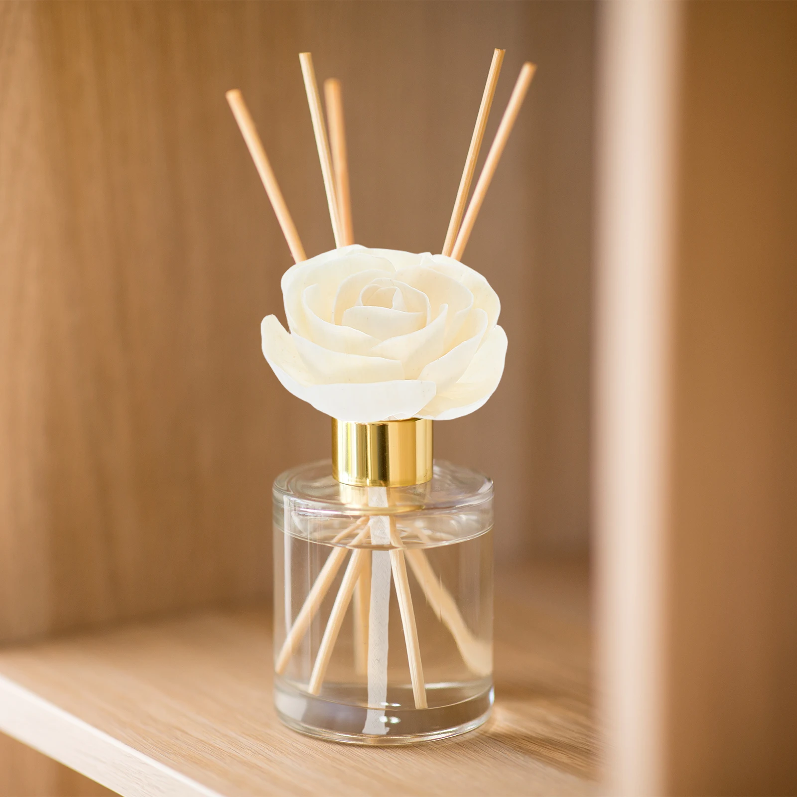Aromatherapie-Diffusor, Blume, realistisches Design, einfache Verwendung, Heimbüro-Dekoration, Badezimmer, Schlafzimmer, Aromaöl-Duft, Blumenduft