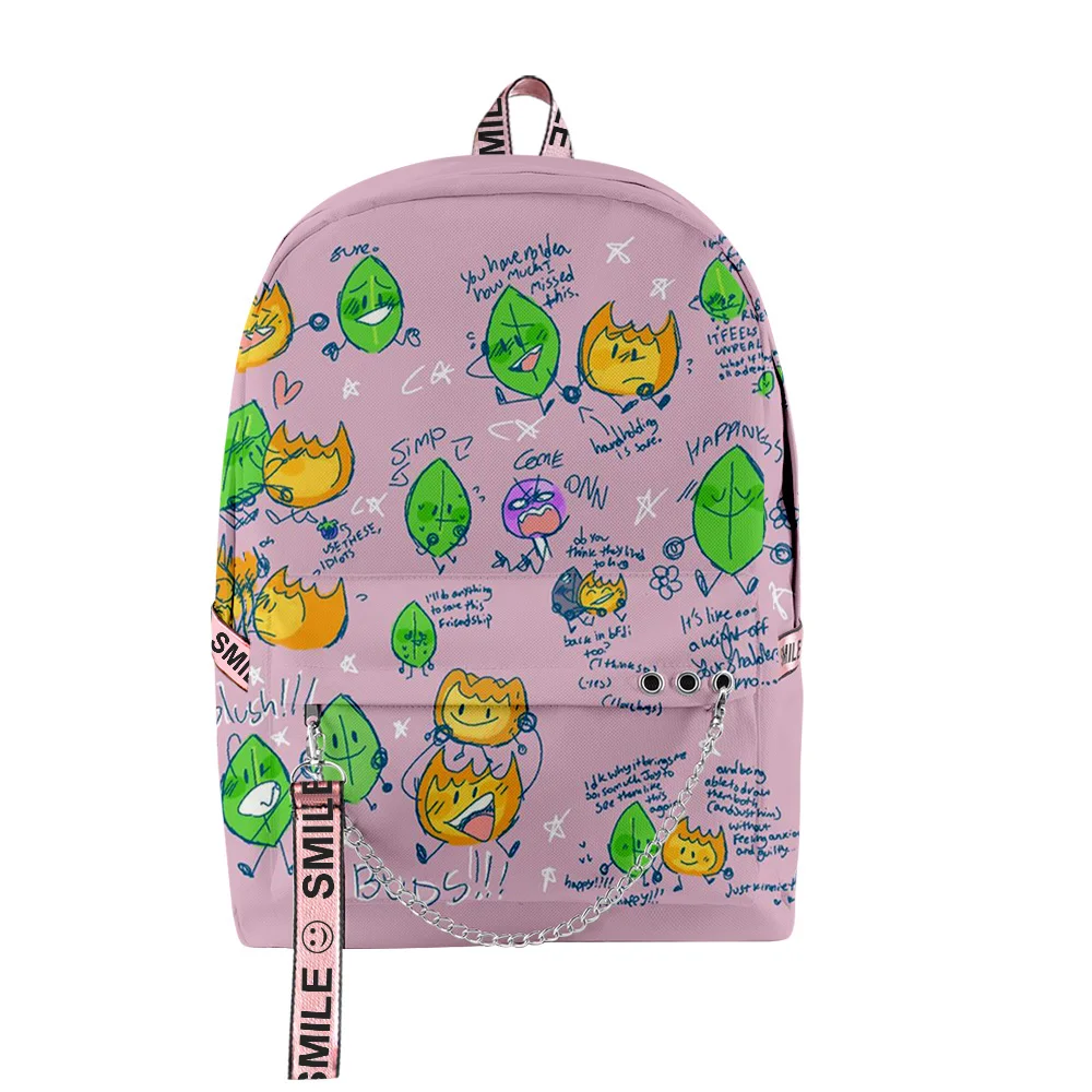 Creative Jacknjellify Battle for Dream Island 3D School Bags Unisex Oxford Waterproof Notebook multifunction Travel Backpacks