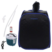 Portable Sauna Tent Prevent Dry Burning Relieve Pressure US 110V Full Size Portable Steam Sauna Overheat  for Home 1