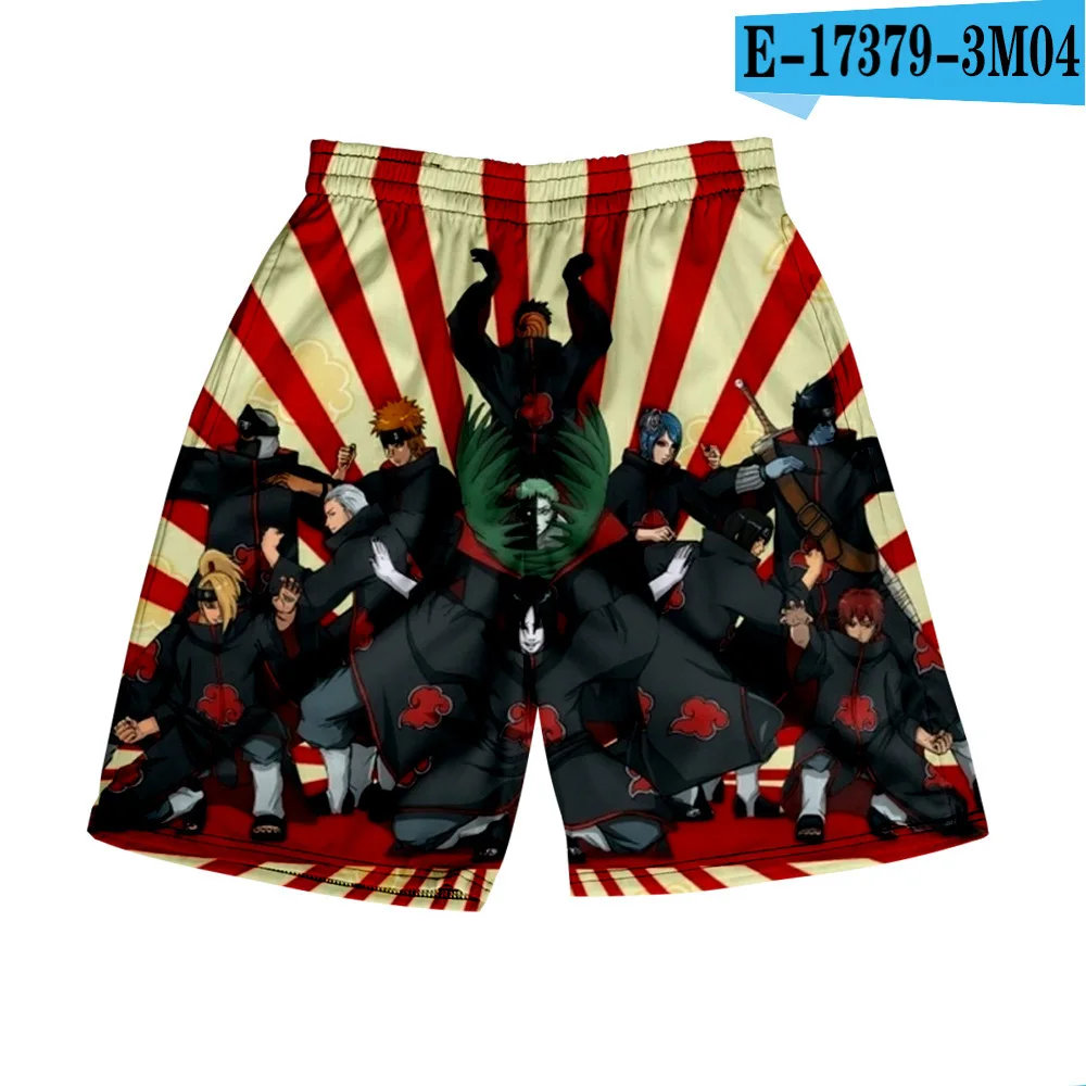 thumbnail image 1 of Pantalones cortos con estampado digital 3D de anime ONE Piece Monkey D Luffy Roronoa Zoro Ace Edward Newgate Kaidou, pantalones cortos casuales holgados para playa, 1 of 5