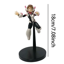 18cm Boku no Hero Academia Anime Figure - Uraraka Ochaco Action Figurine Collectible Toy (18cm No Box)