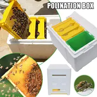Queen Bee Breeding Box Bee Mating Box Foam Bee Hive Box Beekeeper Garden Pollination Box Bee Breeding Case Beekeeping Equipment 4