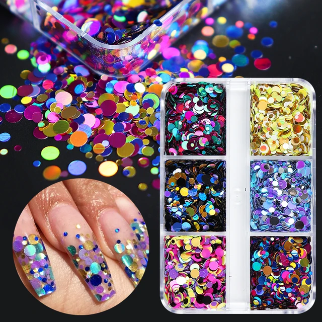 Holographic Flakes Nail Decoration  Holographic Flakes Nail Design - 50g  Holographic - Aliexpress