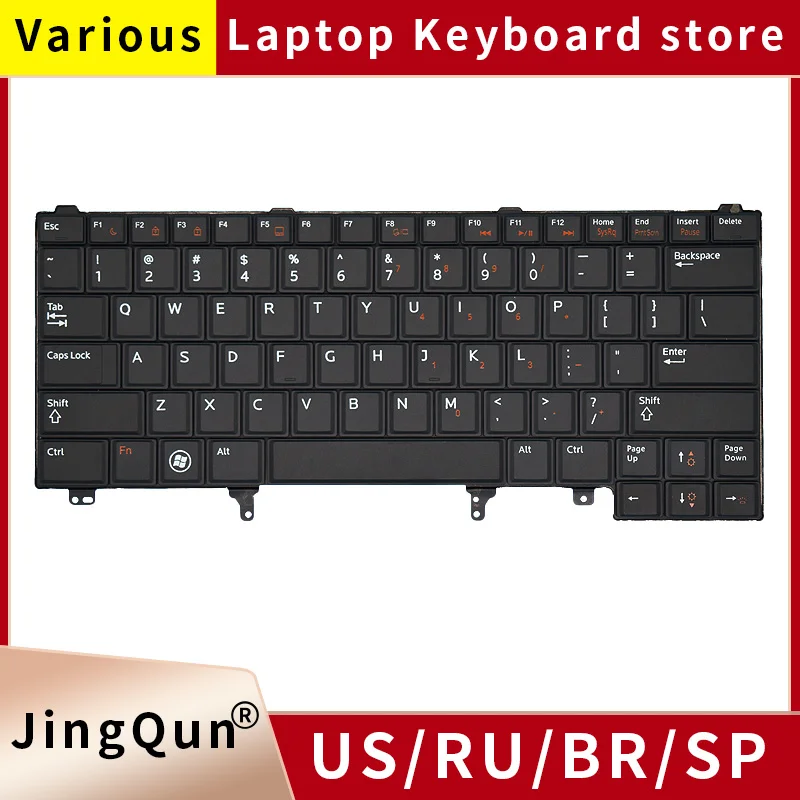 

US Laptop Keyboard FOR Dell Latitude E6220 E6230 E6320 E6330 E6430 E6420 E6430s E6420 0C7FHD