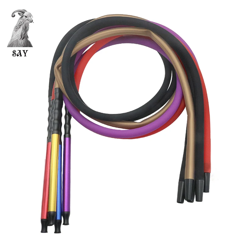 Hookah Accessories SY 1 Set Hookah Cleanable Shisha Hose Silicone and Aluminum Alloy Handle Set