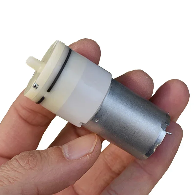 Small Mini 370 Motor Air Pump DC 3V 3.7V Micro 27mm Oxygen Air Pump DIY Blood Pressure Moitor Inflator Aquarium Fish Tank mini 370 motor air pump dc 12v micro self priming air pump diaphragm oxygen pump m27 series low noise aquarium medical fish tank