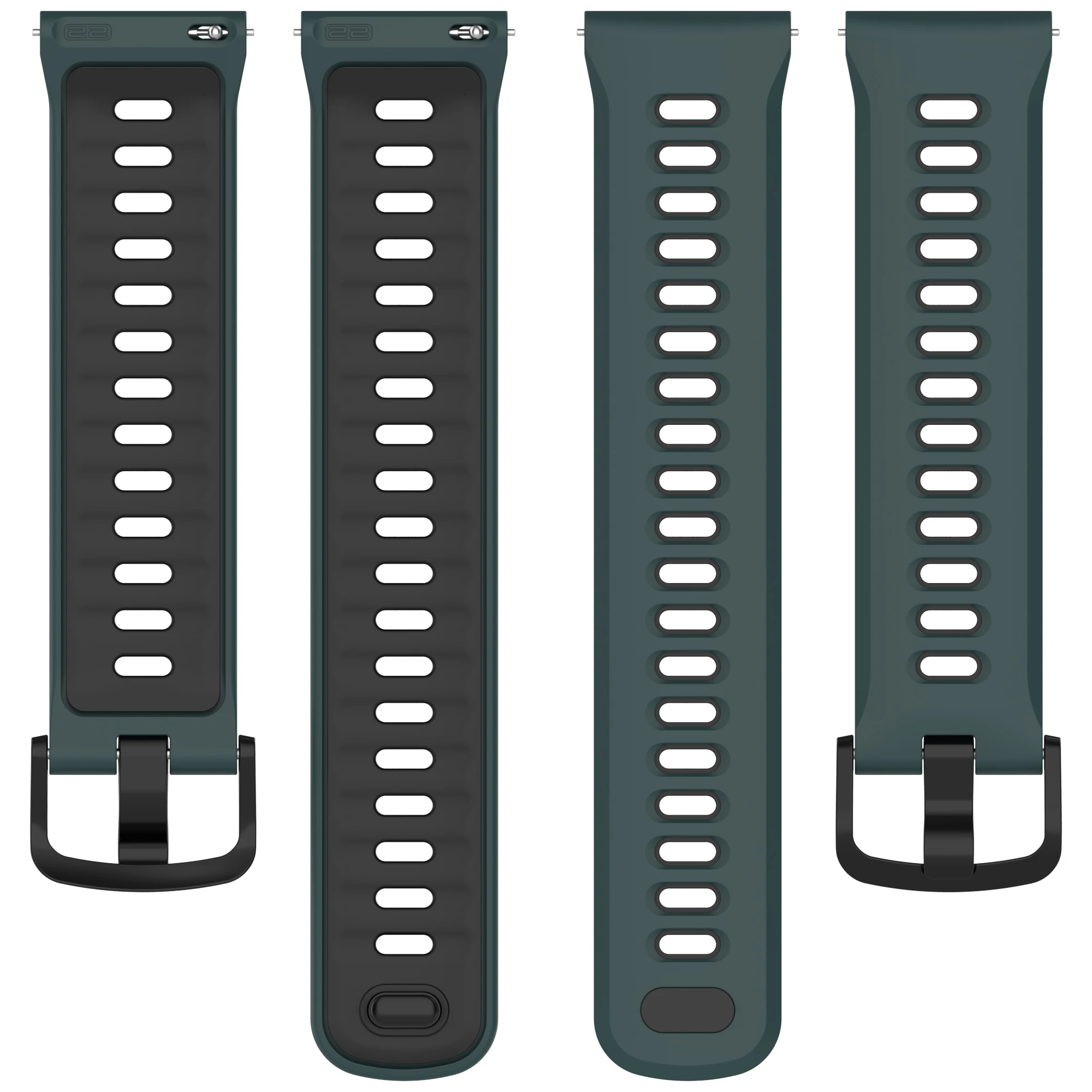 Silicone Wristband Bracelet for Smartwatches - Stylish and Durable Watchstrap Accessory