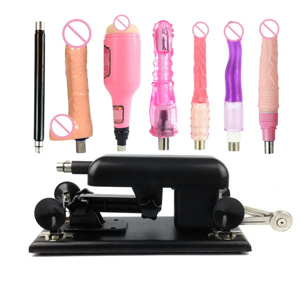 

Speed and Angle Adjustable Sex Machine with 3XLR Attachments Electric Masturbation Machine Dildos Machine Sex Toys for Women Men